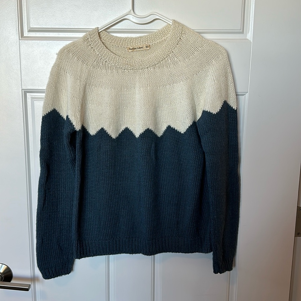 Two-tone sweater from Marine Layer- women’s size XS